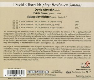 Oistrach, D: Sonaten Für Violine & Klavier