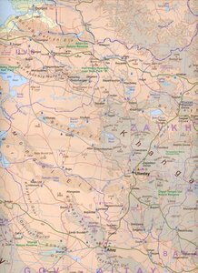 International Travel Map ITM Mongolia