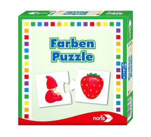 Noris 608985664 - Farben Puzzle, Reise- und Mitbringspiel