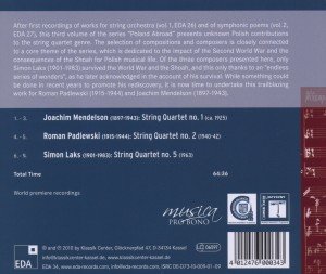 Poland Abroad vol.3:String Quartets