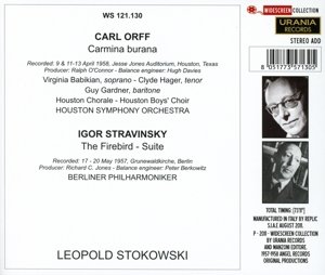 Stokowski dirigiert Orff und Strawinsky