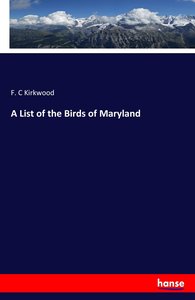 A List of the Birds of Maryland