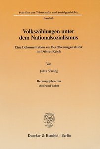 Volkszählungen unter dem Nationalsozialismus.