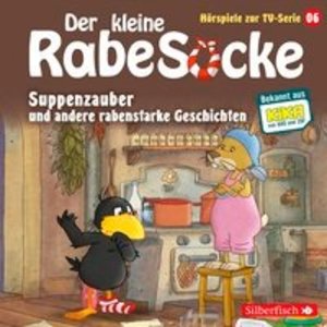 Suppenzauber, Gestrandet, Die Ringelsocke ist futsch! (Der kleine Rabe Socke - Hörspiele zur TV Serie 6), 1 Audio-CD
