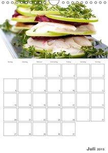 Frische Küche - Der hilfreiche Monatsplaner / Planer (Wandkalender 2015 DIN A4 hoch)
