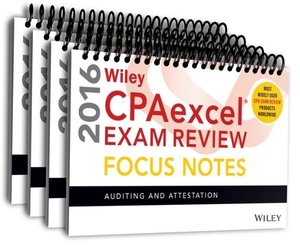 Wiley CPAexcel Exam Review 2016 Focus Notes Set
