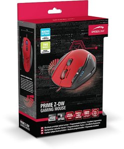 PRIME Z-DW Gaming Mouse, red