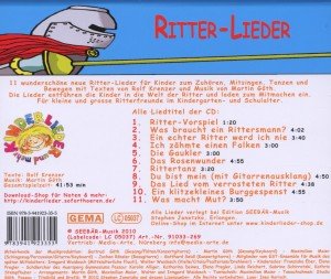 Ritter-Lieder für Kinder, Audio-CD