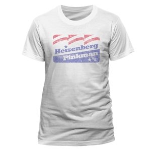 Heisenberg Flag (T-Shirt,Weiss,Größe XL)