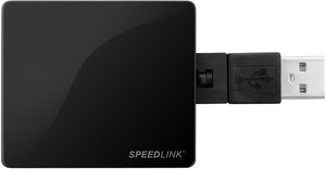 SNAPPY USB Hub - 4 Port, schwarz