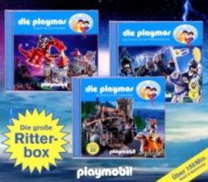 Die Playmos - Die große Ritter-Box, 3 Audio-CDs