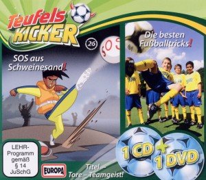 Die Teufelskicker - SOS aus Schweinesand!, 1 Audio-CD + 1 DVD