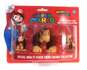 Super Mario Bros. Geschenkbox mit 3 Figuren Donkey Kong Edition 6 cm