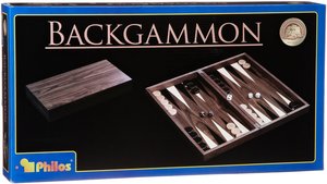 Philos 1143 - Backgammon Skeloudi, große Kassette mit Magnetverschluss