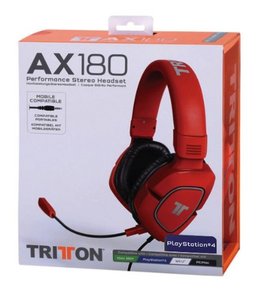 TRITTON(R) AX 180 Gamer-Headset Stereo, rot (PS4, PS3, XB360 & PC)