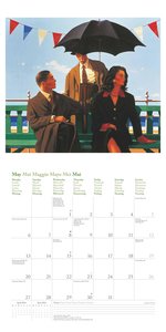Jack Vettriano 2024 - Wand-Kalender - Broschüren-Kalender - 30x30 - 30x60 geöffnet - Kunst-Kalender