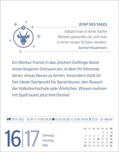 Steinbock Sternzeichenkalender 2026