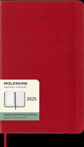 Moleskine 12 Monate Wochen Notizkalender 2025, Large/A5