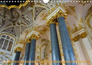 St. Petersburg - Alles Gold was glänzt (Wandkalender 2021 DIN A4 quer)