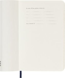 Moleskine 12 Monate Wochen Notizkalender 2024, Pocket/A6, Saphir