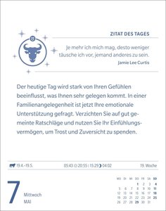 Stier Sternzeichenkalender 2025