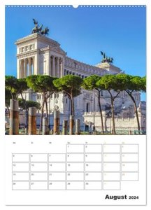 Rom - Kunst, Kultur und Geschichte (Wandkalender 2024 DIN A2 hoch), CALVENDO Monatskalender
