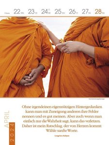 Buddhistische Weisheiten 2024