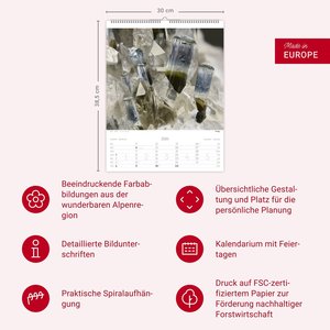 Mineralien Kalender 2026