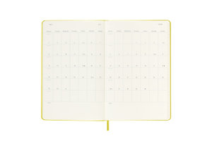 Moleskine 12 Monate Wochen Notizkalender - Color 2023, Large/A5, Strohgelb