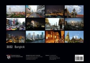 Bangkok 2022 - Black Edition - Timokrates Kalender, Wandkalender, Bildkalender - DIN A3 (42 x 30 cm)