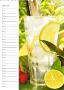 Tropical Cocktails - Erfrischend und fruchtig (Premium, hochwertiger DIN A2 Wandkalender 2023, Kunstdruck in Hochglanz)