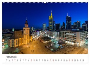 Lichter der Stadt (Wandkalender 2024 DIN A2 quer), CALVENDO Monatskalender
