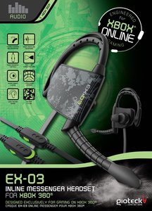 GIOTECK EX-03 Inline Messenger Headset für Xbox 360