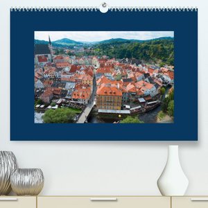 Ceský Krumlov - Böhmisch Krumau (Premium, hochwertiger DIN A2 Wandkalender 2023, Kunstdruck in Hochglanz)