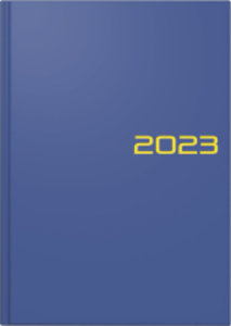 Tageskalender Modell 795, 2023, Balacron-Einband blau