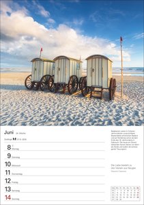 Deutsche Küsten Wochenplaner 2026 - Eine Reise in 53 Bildern
