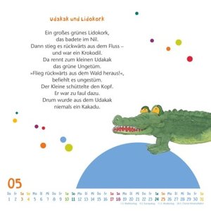 Kalendersprüche vom Sams 2025 – Lustige Reime von Paul Maar – Wandkalender mit Spiralbindung – DUMONT Quadratfomat 23 x 23