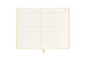 Moleskine 12 Monate Wochen Notizkalender - Color 2023, Large/A5, Orangegelb