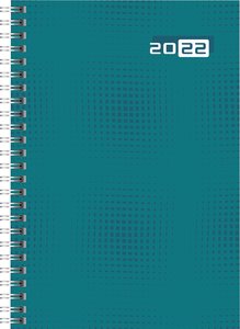 Wochenkalender Modell futura 2, 2022 Grafik-Einband petrol