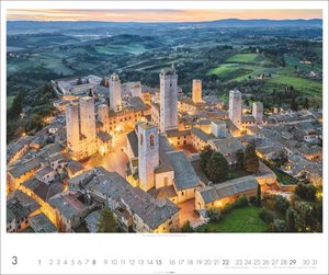 Toskana Kalender 2026 - Zypressen und das Licht des Südens
