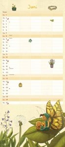 Die kleine Hummel Bommel Familienkalender 2025 – Familienplaner mit 5 Spalten – Format 22 x 49,5 cm – Von Britta Sabbag & Maite Kelly – Illustriert von Joëlle Tourlonias