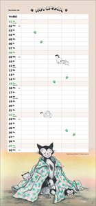 Jacob Familienplaner für Katzenliebhaber 2026