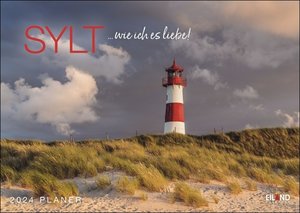 Sylt ... wie ich es liebe Planer 2024. Terminkalender mit traumhaften Inselfotos. Viel Raum für Notizen in einem dekorativen Kalender mit Urlaubsfeeling.