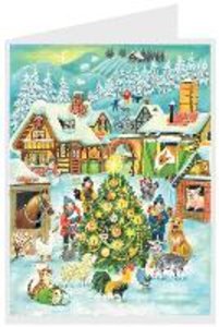 Neger: Postkarten-Adventksk. \"Weihnachten a. d. Bauernhof\"