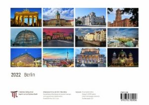 Berlin 2022 - White Edition - Timokrates Kalender, Wandkalender, Bildkalender - DIN A4 (ca. 30 x 21 cm)
