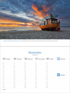 Tage am Wasser in Deutschland - KUNTH Tischkalender 2025