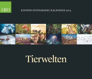 GEO Edition: Tierwelten 2024 - Wand-Kalender - Tier-Kalender - 70x60