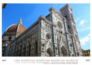 Florenz 2022 - White Edition - Timokrates Kalender, Wandkalender, Bildkalender - DIN A4 (ca. 30 x 21 cm)