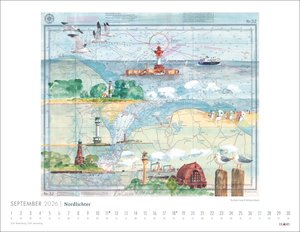 Nordlichter - See(h)karten Kalender 2026