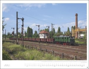 Eisenbahn Romantik Posterkalender 2023. Besonderer Wandkalender mit 12 traumhaften Fotos von seltenen Zügen und romantischen Landschaften. Foto-Kalender 2023. 44x34 cm.
